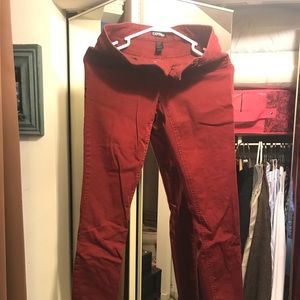 Express skinny jeans.